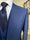 Costume Trois Pièces Bleu Roi En Laine Froide